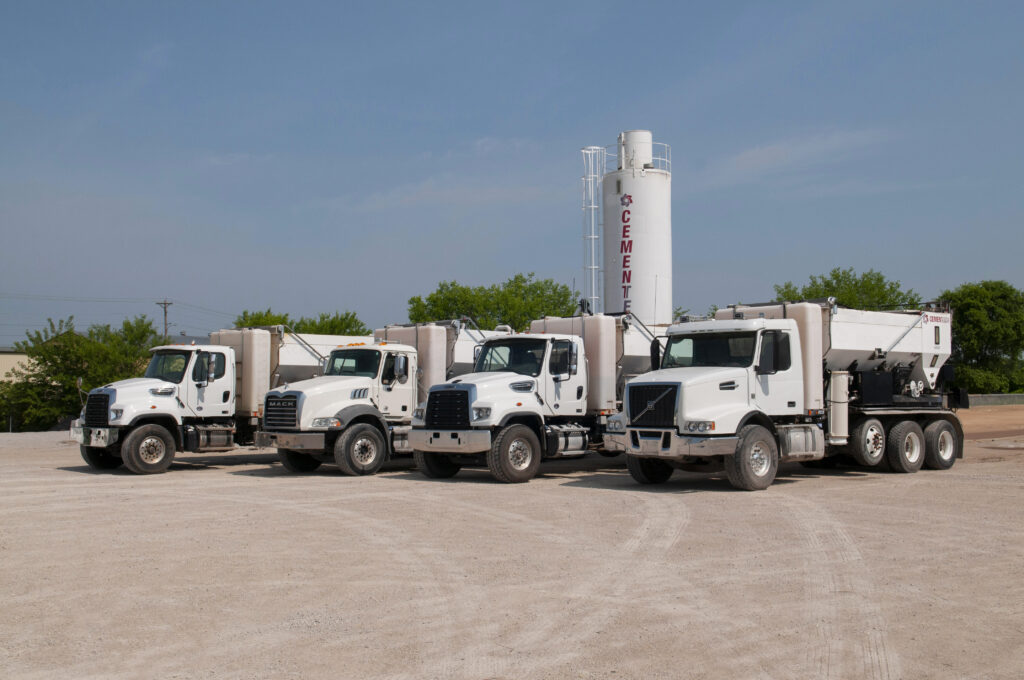 Photo of Cemen Tech fleet of rental mixers
